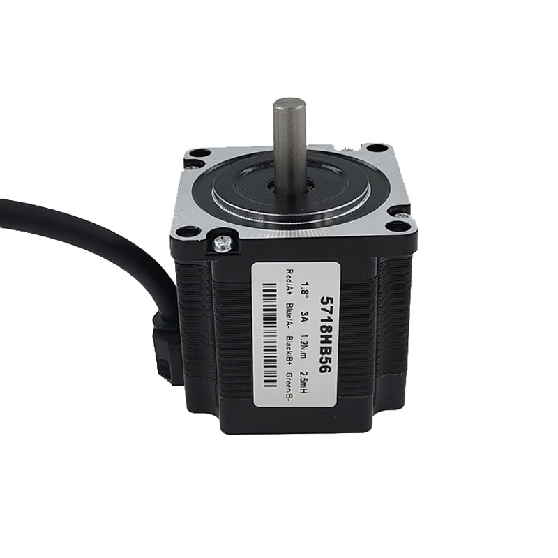 

CNMAWAY шаговый двигатель 5718HB56 гибридный 3A 1.2N.m 56 мм 2-фазный