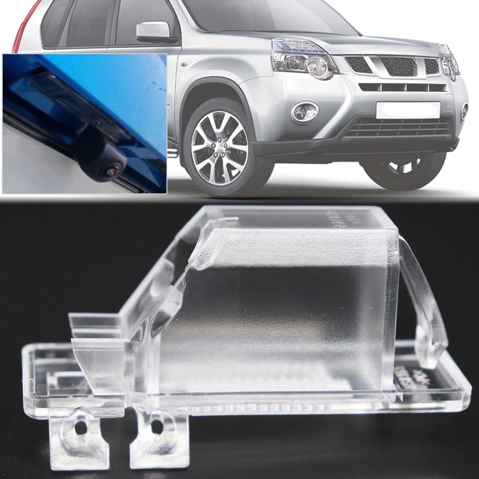 

Для Nissan X-Trail T31 2007 2008 2009-2013 кронштейн для парковочной камеры заднего вида, водонепроницаемый чехол, корпус, подставка для номерного освещения