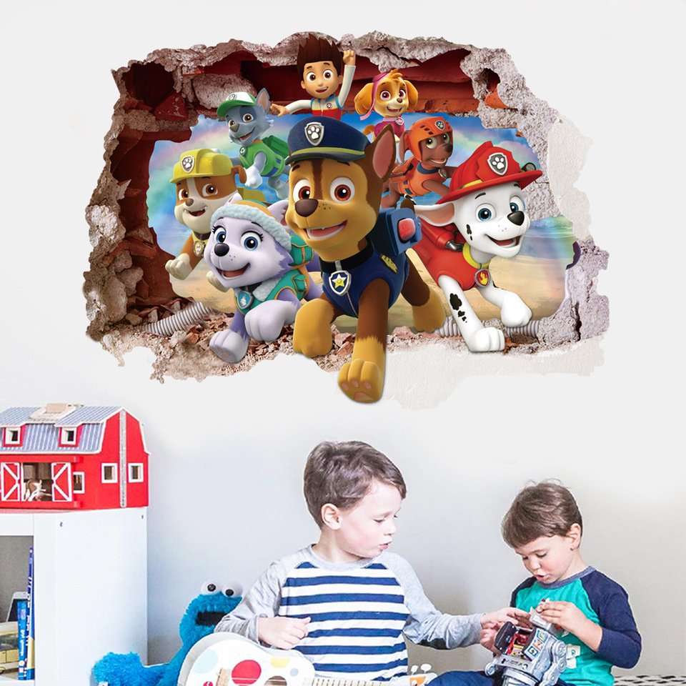 

Наклейки на стену Щенячий патруль TAKARA TOMY