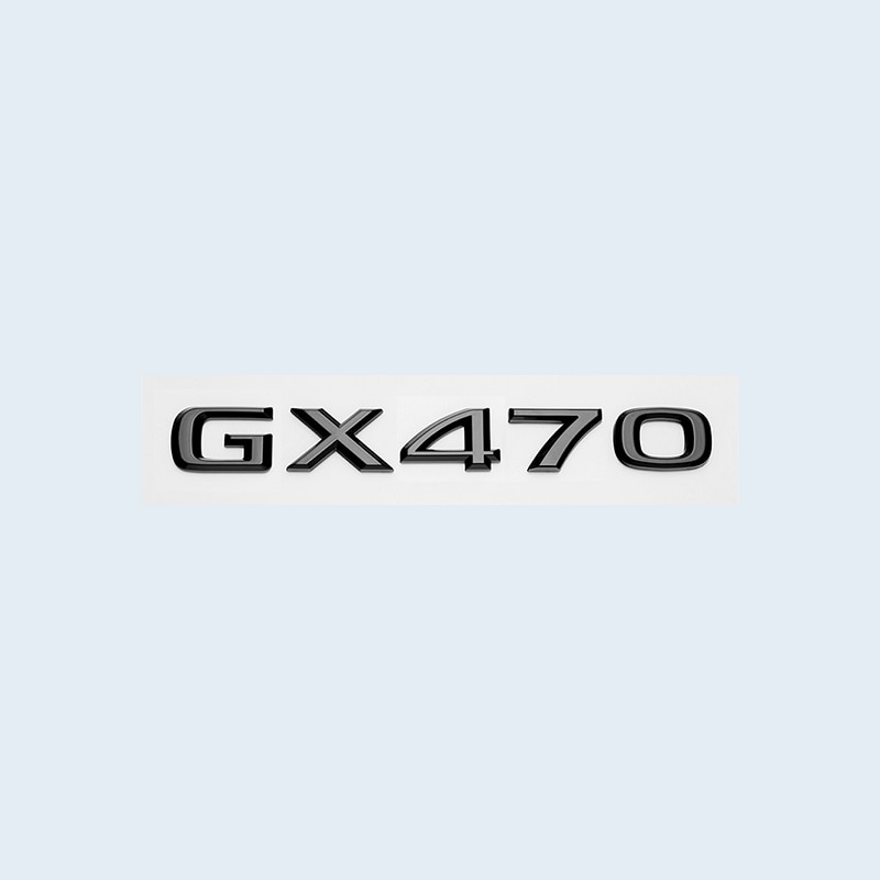 

Глянцевый черный 3D ABS буквы номер GX400 GX460 GX470 эмблема для Lexus багажник автомобиля логотип наклейка значок аксессуары