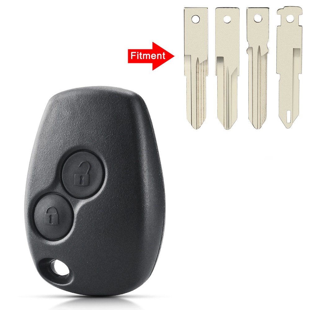 

Корпус для брелока KEYYOU 2/3 чехол для ключей с кнопками для Renault Megane Modus Espace Laguna Duster, Logan, Sandero, Fluence, Clio, Kango