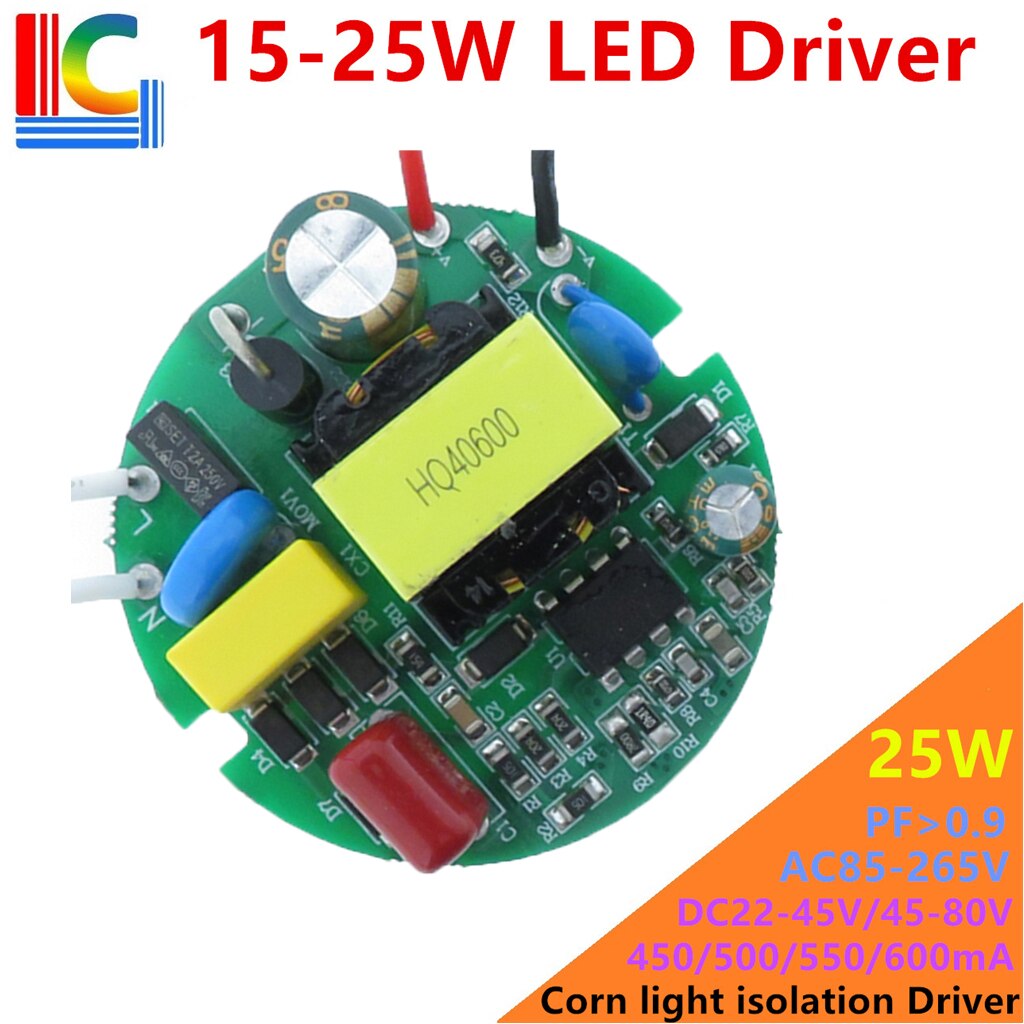 

Круглый LED драйвер LC 10-80Вт
