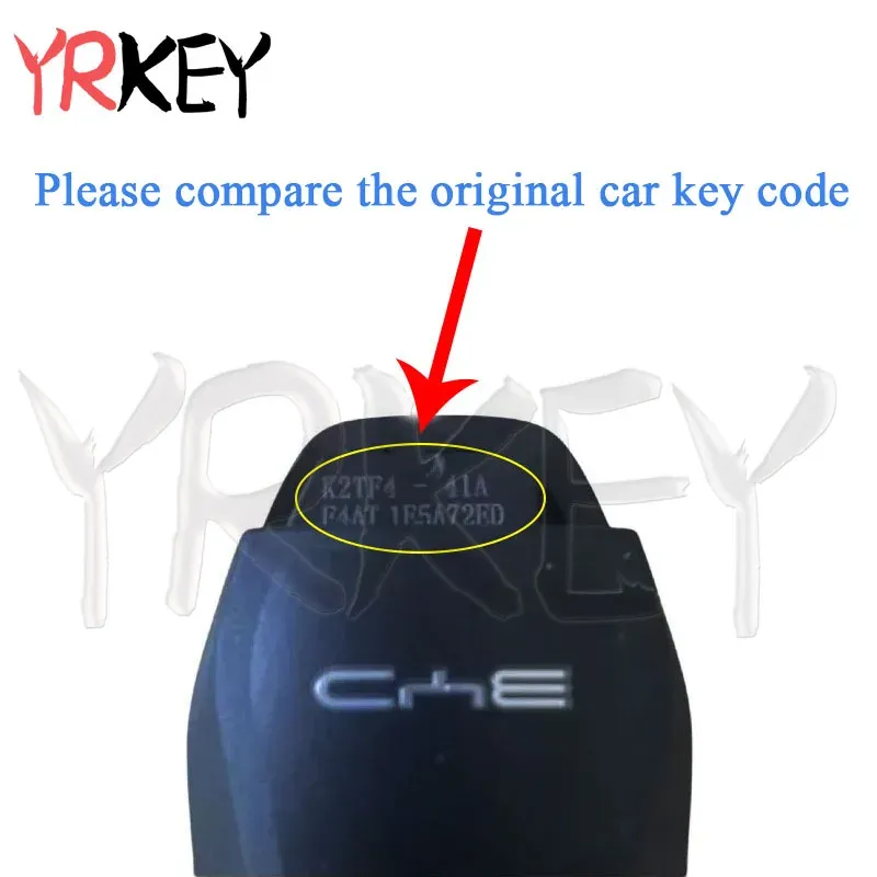 

Автомобильный ключ для BYD Qin PLUS DM-i Qin PLUS EV Yuan PLUS SONG 433,92 МГц ID46 Чип Keyless Go K2TF4-41A-F4AT Автомобильный умный дистанционный ключ