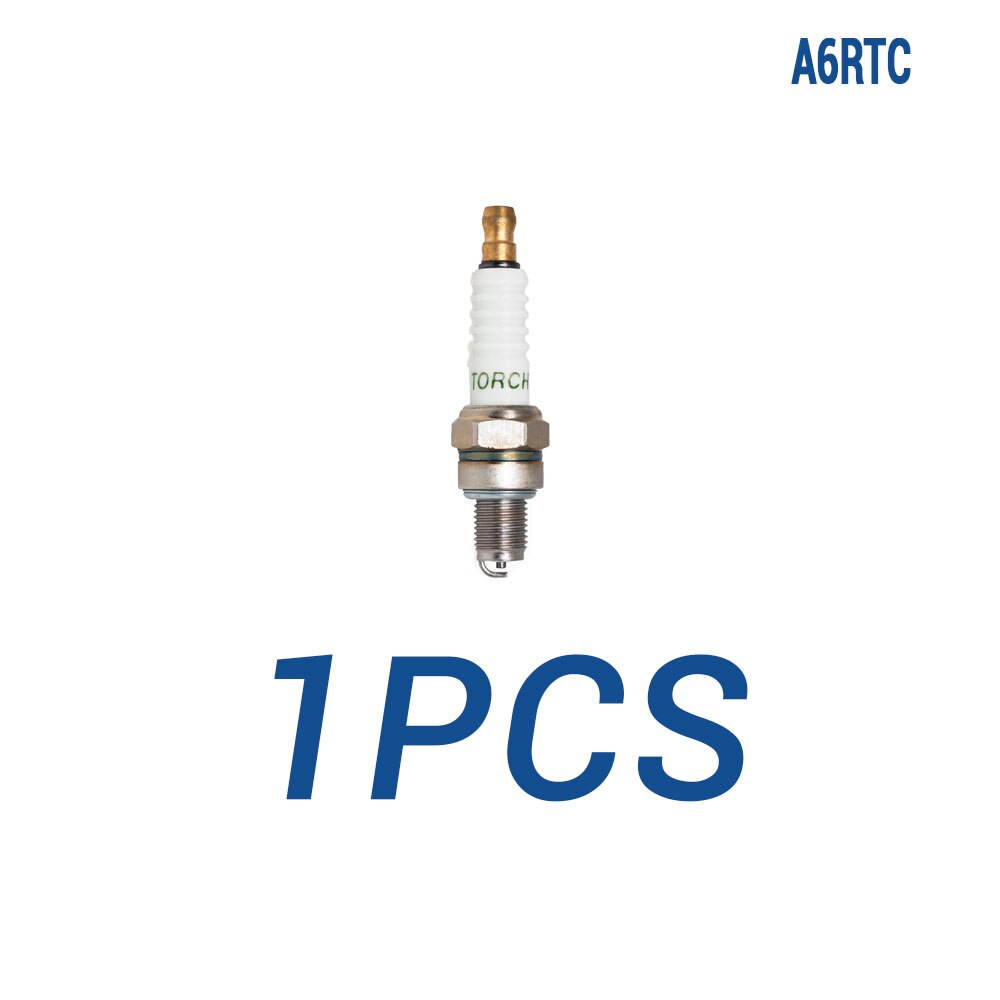 

1PCS Тип гайки мотоцикла сопротивления свечи зажигания TORCH A6RTC Замена для свечи 3228/C6HSA 2983/CR6HSA Denso U20FSR-U U20FS-U