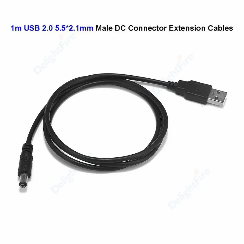 

USB-кабель питания постоянного тока, 5 В, 12 В, 5,5, 2,1 мм