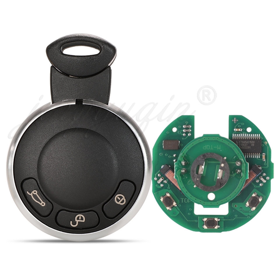 

Jingyuqin Smart Keyless Go 315/433/868 МГц ID46 чип дистанционный ключ от автомобиля для BMW MINI Cooper Cabrio Clubman Countryman Coupe Paceman