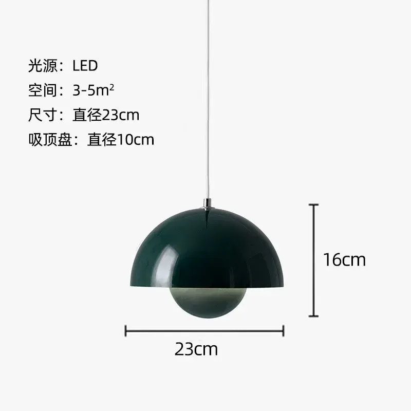 

Creative Chandeliers Bedroom Study Restaurant Pendant Light Decorative Lamp Multi-color Optional Modern Bud Indoor Lighting