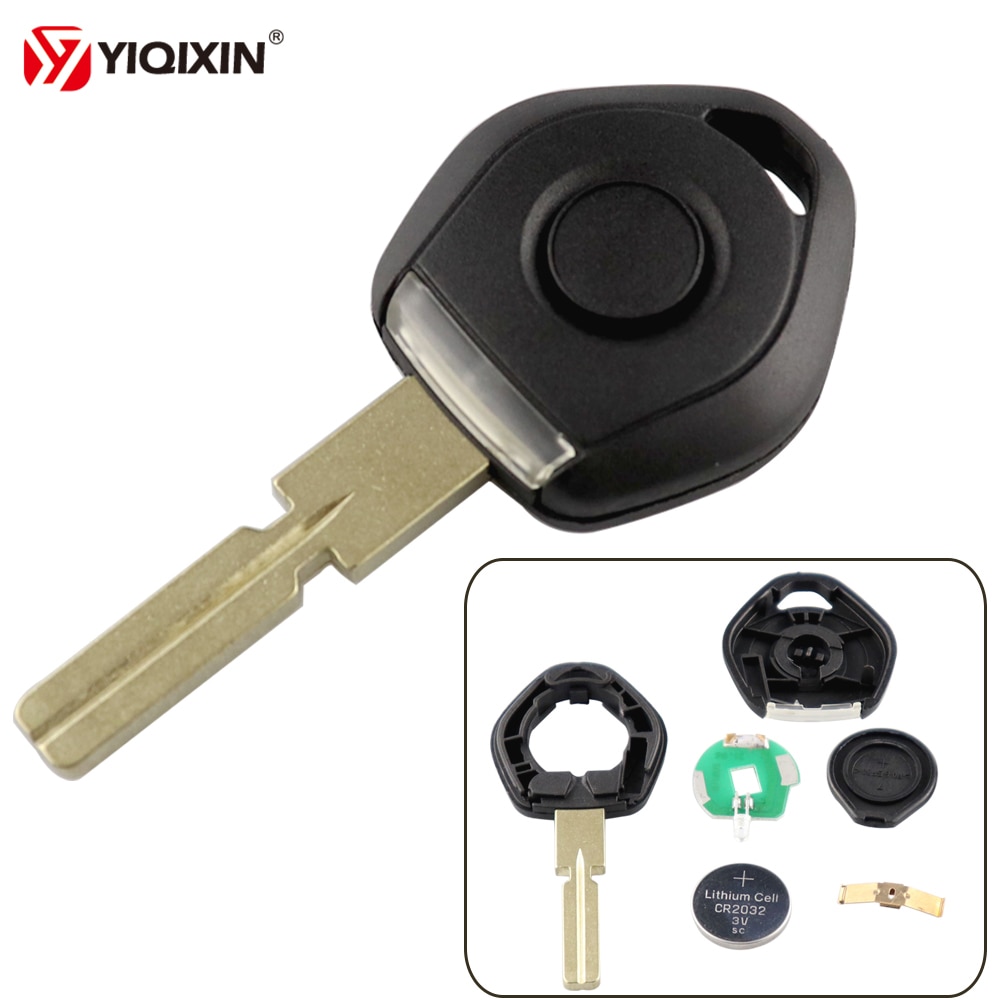 

YIQIXIN Old Style Key для Bmw 3 5 7 Z3 E36 E34 E38 E39 Транспондерный ключ Корпус дистанционного ключа автомобиля 4 дорожки HU58 со светодиодной подсветкой