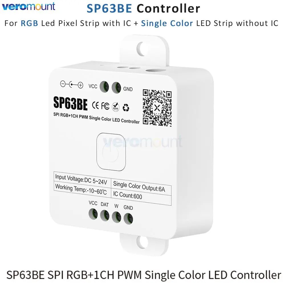 

RGB-контроллер Veromount SP636E-SP639E