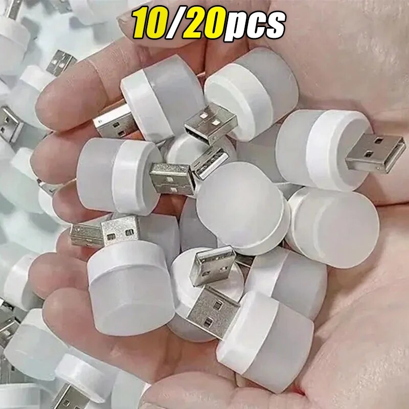 

Мини USB ночник теплый белый