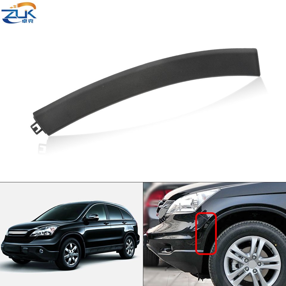

ZUK для Honda CRV CR-V 2007-2011 RE короткий передний бампер колесо лобовое крыло молдинг отделка боковой отделки 71108-SWA-000 71103-SWA-000