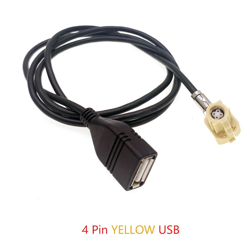 

4-контактный автомобильный радиоприемник USB LVDS, видеокабель, соединитель, жгут проводов для BMW 5 серии CIC - 3 серии NBT- 7 серии EVO