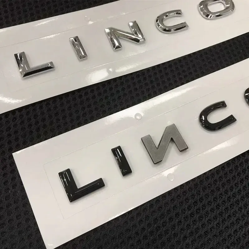 

3D ABS буквы эмблема для Lincoln Navigator Locomotive MKC MKZ MKX Voyager задний багажник именная табличка логотип наклейка глянцевый черный