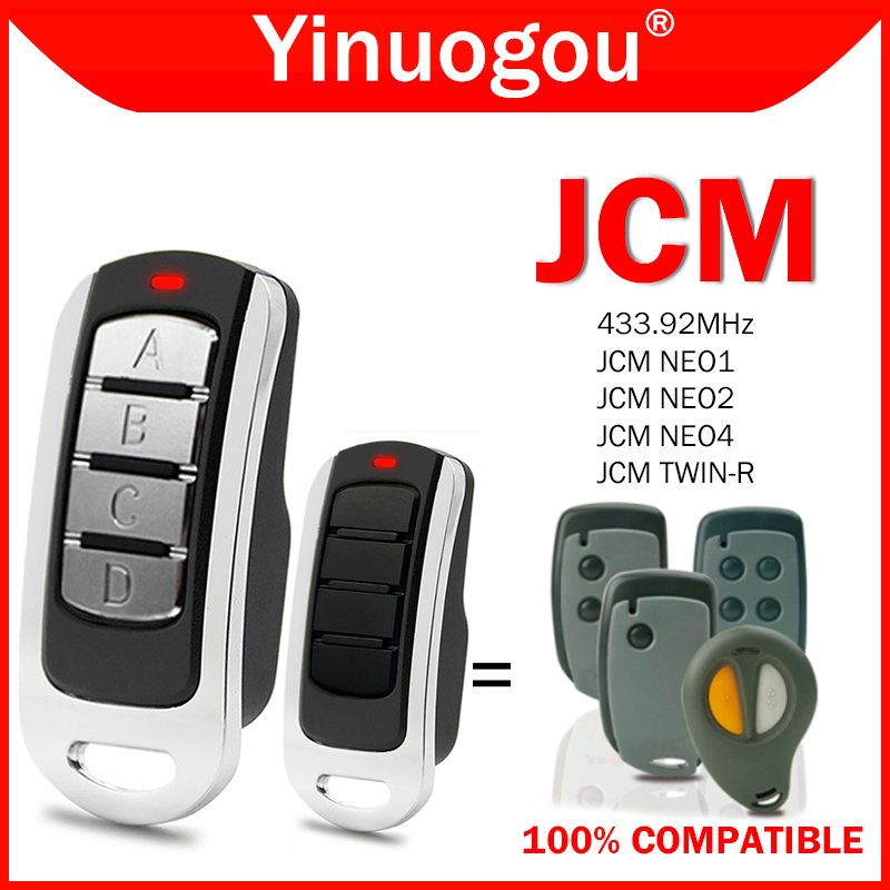 

JCM NEO4 NEO2 NEO1 Дубликатор пульта дистанционного управления гаражными воротами 433,92 МГц с динамическим кодом JCM TWIN-R, пульт дистанционного управления для открывания ворот