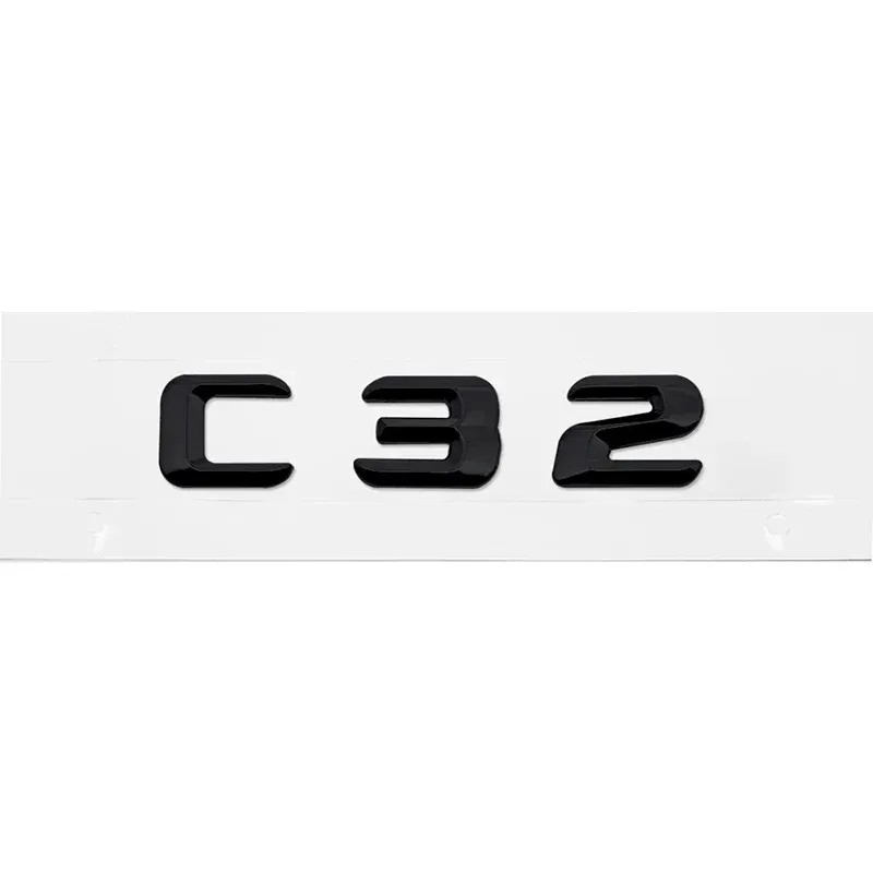 

3D наклейки с буквами на хвост автомобиля, значок для Mercedes Benz C Class C32 C36 C43 C55 C63 C180 C200 C220 C230, эмблема заднего багажника автомобиля