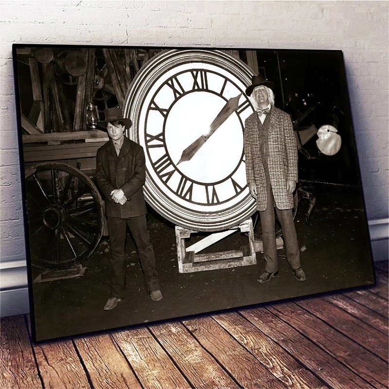 

Классический ретро постер «Назад в будущее» на холсте