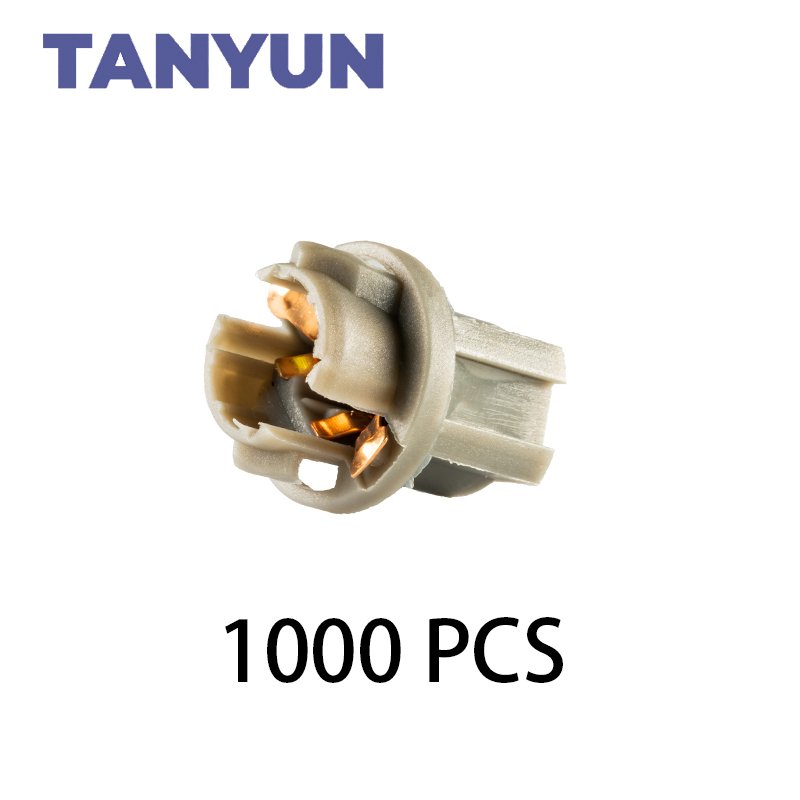 

TANYUN T6.5 Twist Lock Socket Car Bulb Holder T6.5 Instrument Panel Socket Signal Light Base Durable MaterialPC74 10/50/1000 PCS