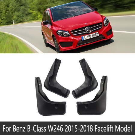 

Для Mercedes Benz B Class B-Class W246 2012 ~ 2018 2013 2014 2015 Автомобильное крыло Брызговики Защита от брызг Автомобильные аксессуары