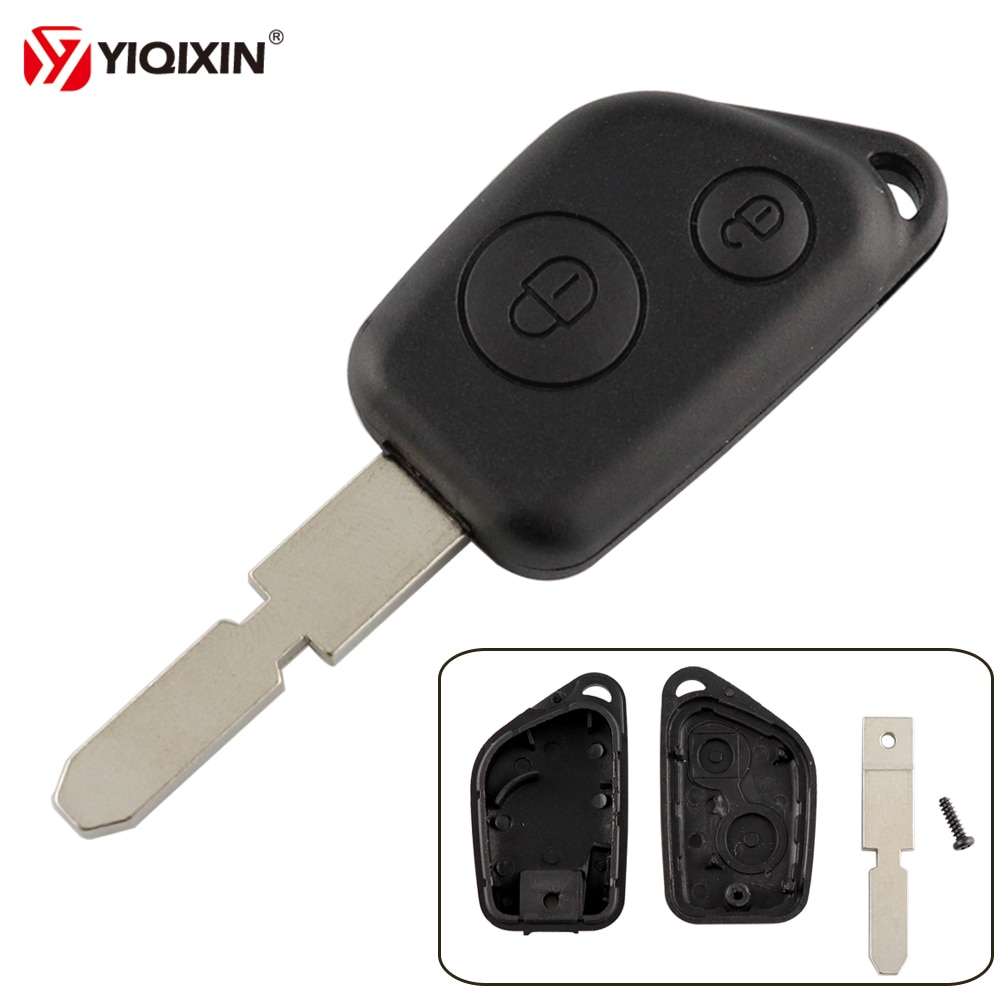 

YIQIXIN 2-кнопочный пульт дистанционного управления чехол для Citroen Picasso Saxo Xsara Berlingo для Peugeot сменный корпус с лезвием 406