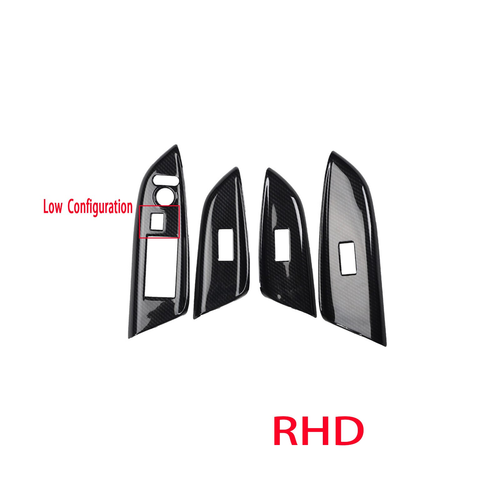 

LHD RHD для Honda Fit Jazz GK5 2015-2018 панель боковых дверей и окон, кнопка переключения, наклейка, крышка, аксессуары для интерьера автомобиля