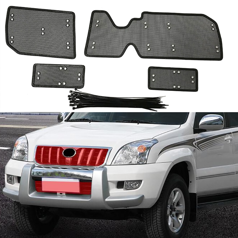 

Передняя решетка для защиты от насекомых, защитная сетка для Toyota Land Cruiser Prado 120 2003-2007 2008 2009