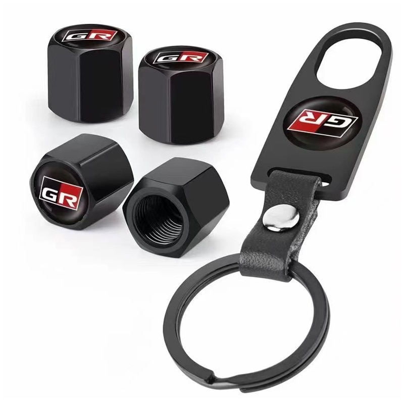 

Крышка клапана шины для Toyota HV YARiS RZ RC RS Логотип автомобильный, металл Corolla Prius Harrier Camry Tacoma Venza rav4, 4 шт./компл. GR
