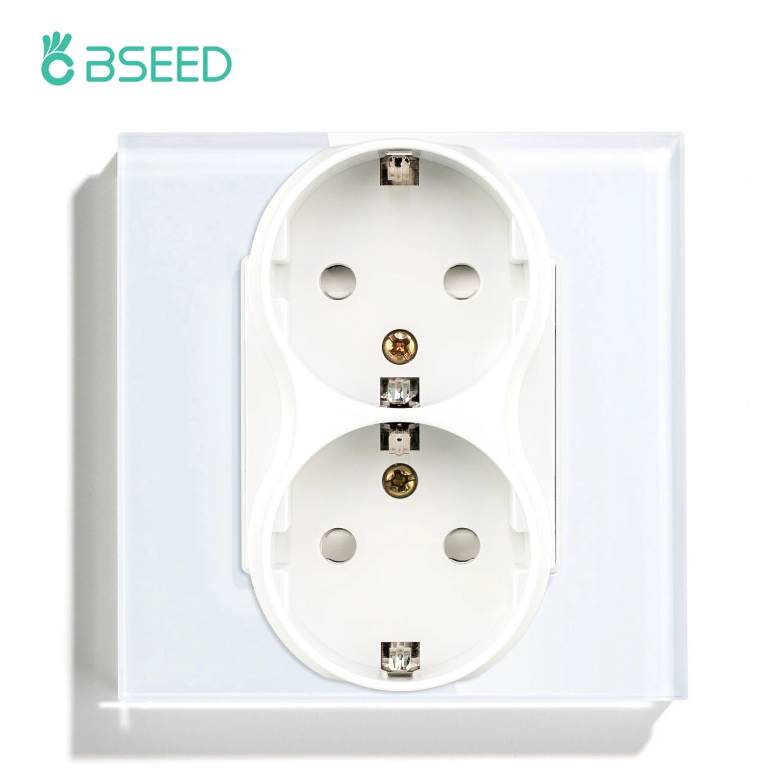 

BSEED Двойные стеклянные розетки 16A