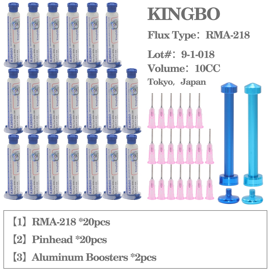 

KINGBO RMA-218 10cc паяльная паста