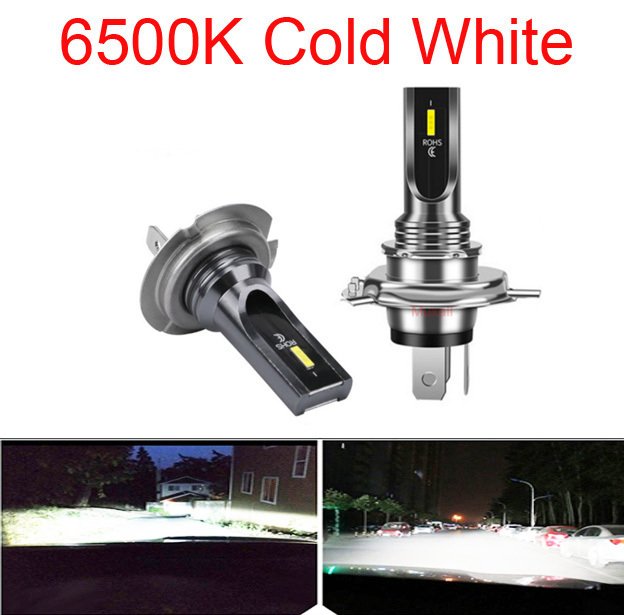 

2 шт., автомобильные фары H4 H7 H11 H8 3000K 6000K PSX24W 9005 HB3 9006 HB4 H10