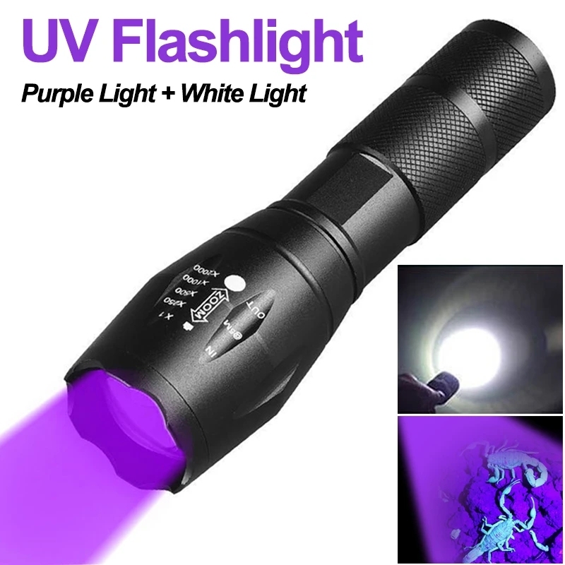 

UV-фонарик IWP черный