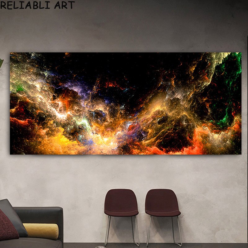 

Живопись RELIABLI ART "Красочные туманности облака"