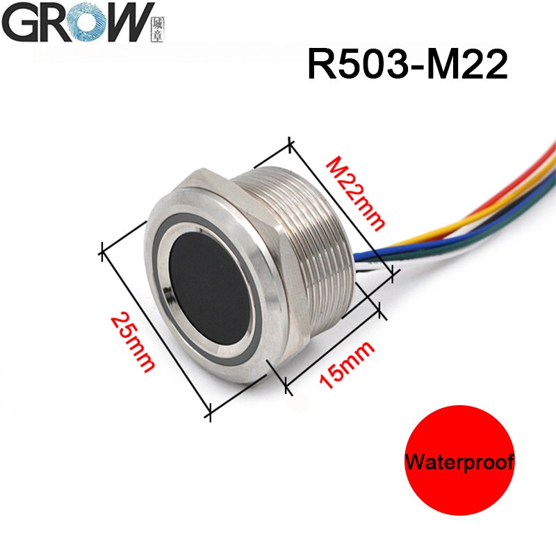 

Круглые кольцевые индикаторы GROW R503-M22 для распознавания отпечатков пальцев