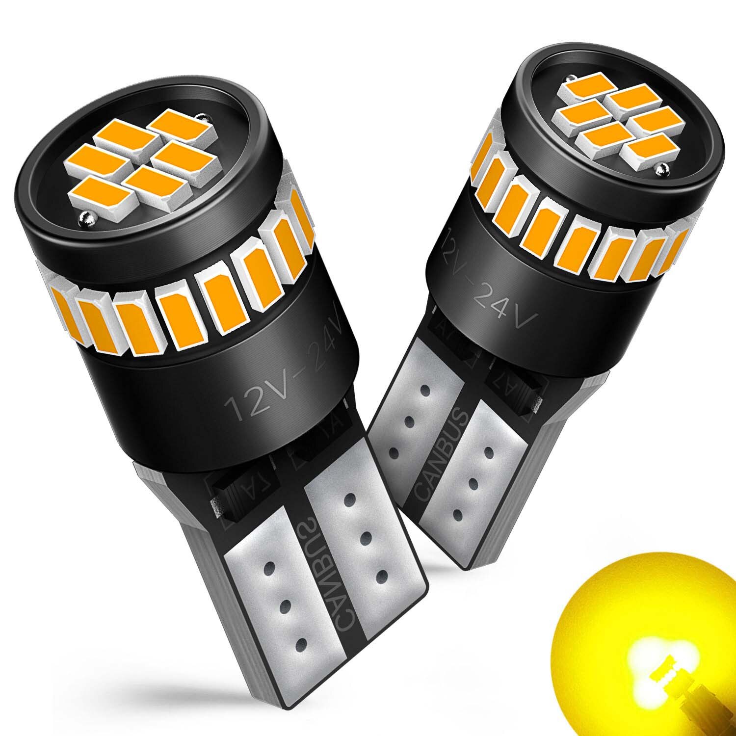 

AUXITO 10x W5W T10 LED CANBUS без ошибок 5W5 12 В 5 Вт Ультра яркий автомобильный внутренний боковой свет 194 1668 автомобильная лампа белый Янтарный красный синий