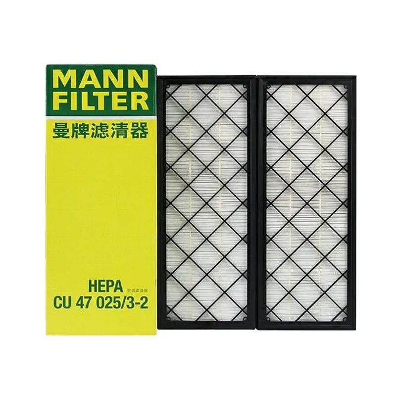

Для Tesla Model Y Model 3 EV HEPA Комплект угольных салонных фильтров MANN FILTER CUK25015/21-2 CUK46025/1-2 CU47025/3-2 Встроенный воздушный фильтр