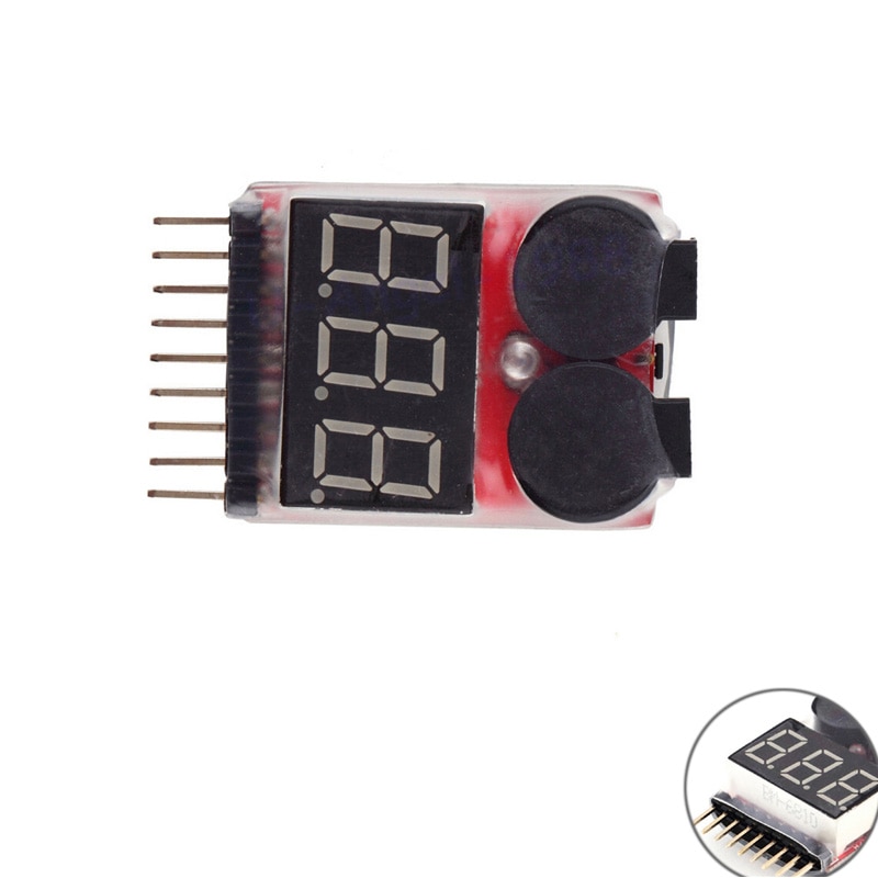 

Тестер напряжения батареи Lipo 1-8S