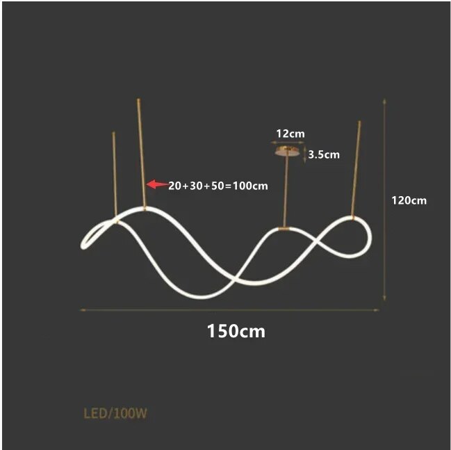 

MZISOSOD LED люстра для стола 220В