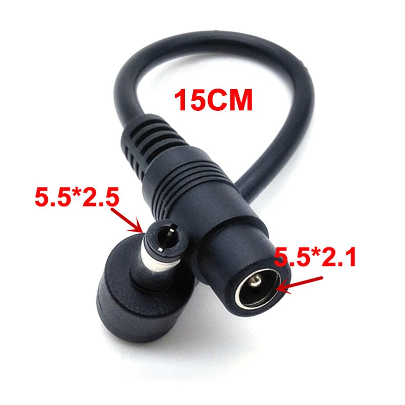 

Кабель-адаптер JCD 5.5x2.5mm Male To 5.5x2.1mm Female