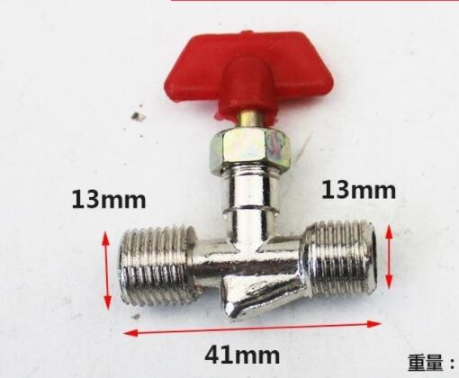 

1 шт., серебряный тональный 1/4 дюйма BSPT x 1/4 дюйма BSPT или 1/8 дюйма BSPT x 1/4 дюйма BSPT, наружная резьба, Соединительная труба, газовый клапан, игольчатый клапан T, детали воздушного компрессора