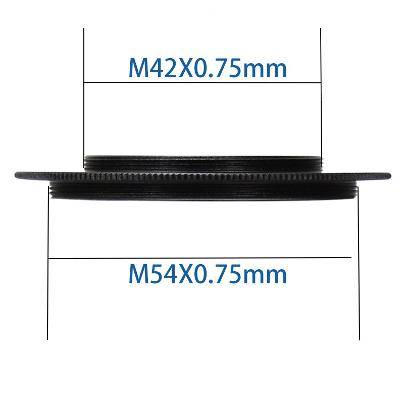 

Переходное кольцо VBNM M42*0,75 до M54*0,75 черный
