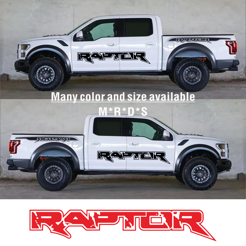 

2 шт., автомобильные виниловые наклейки для Ford Raptor F150 F250 F350 F450 F550 F650 F750