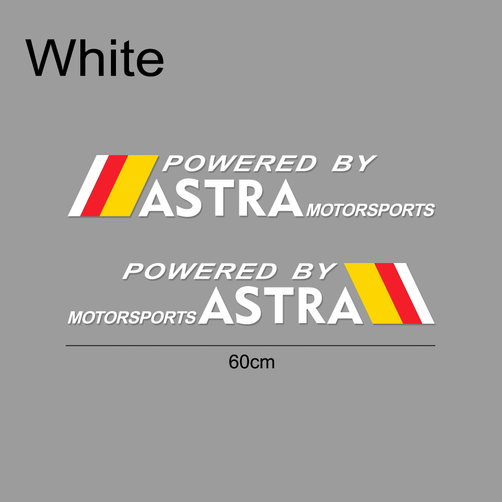 

Для Opel Astra H J G 2 шт./лот забавные наклейки на боковую дверь автомобиля, декор для кузова, захватывающие автомобильные автоспорты, виниловые наклейки, аксессуары
