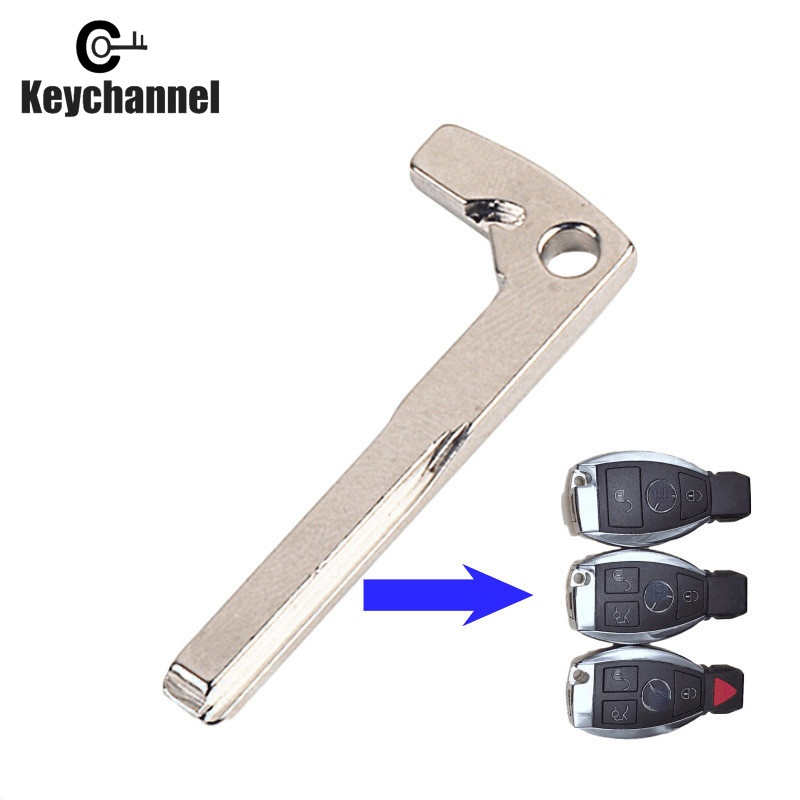 

Ключ автомобильный Keychannel HU64, смарт-ключ аварийный для Benz C B E Class W203 W211 W204, запасной пульт дистанционного управления, 10 шт.