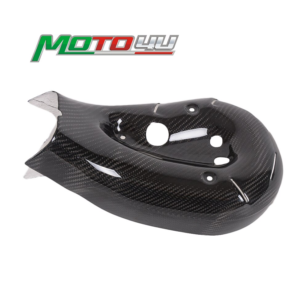 

Для Ducati 899 1199 Panigale Real Carbon Fiber ограждение выхлопа Protector выхлопная крышка мотоцикла защитное украшение