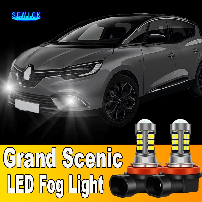 

2 Светодиодных Передних Противотуманных Фар Для Renault Scenic Grand Scenic 2 3 4 2004-2020, Фотореалистичный Дизайн
