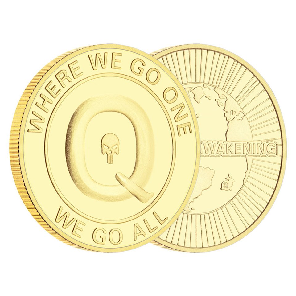 

Металлический медальон Q Coin