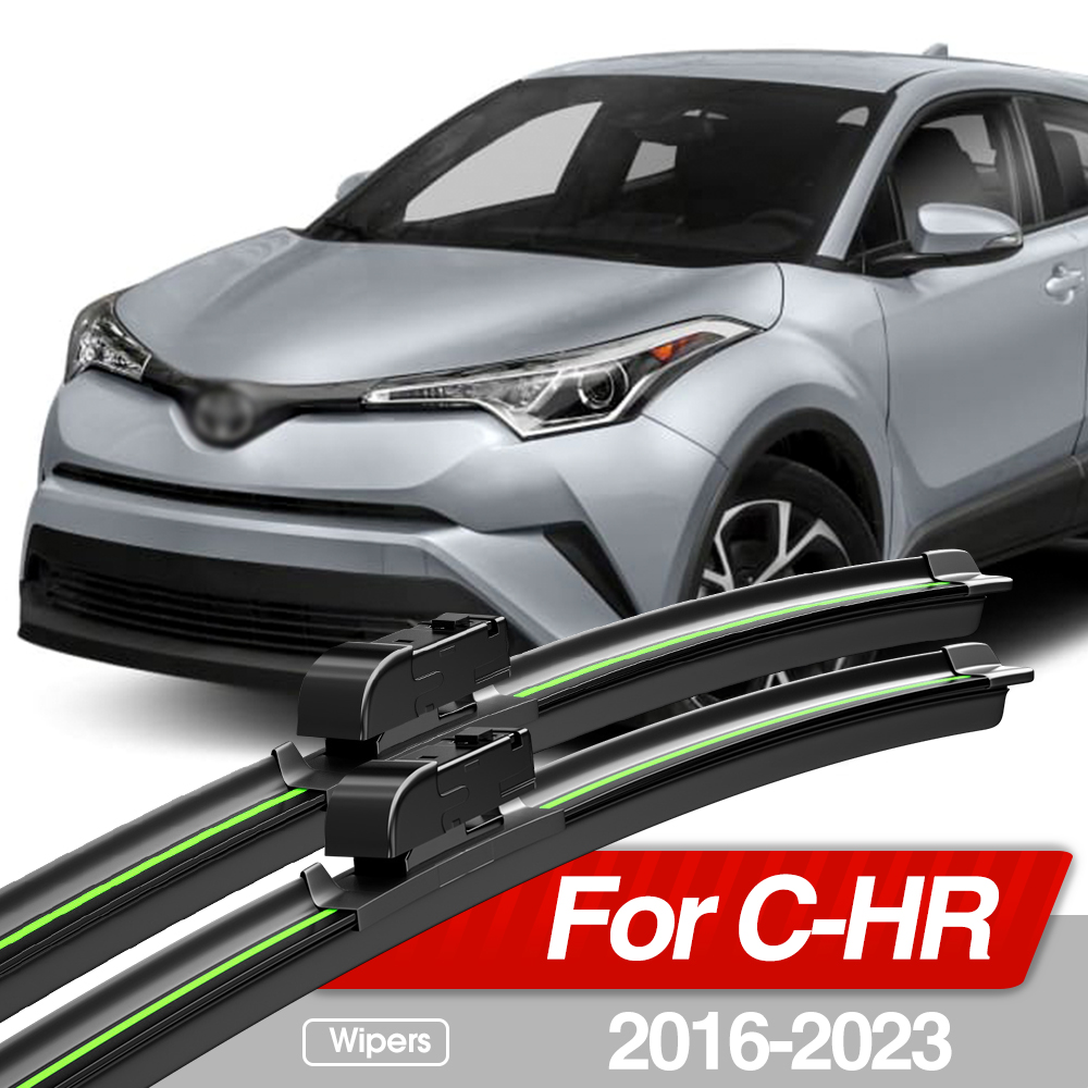 

Щетки Переднего Стеклоочистителя Для Toyota C-HR 2016-2023, Интеллектуальный Бескостный Дворник Из Натурального Каучука, 2 Шт.