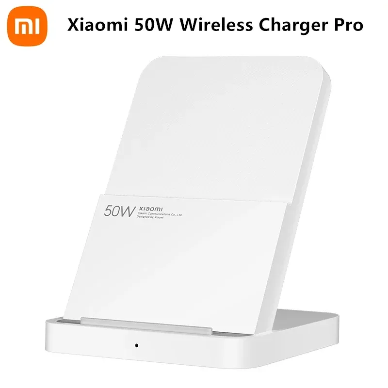 

Беспроводное зарядное устройство Xiaomi Mi 50 Вт Pro с вертикальным воздушным охлаждением, быстрая зарядка для серии Xiaomi 15/14/13/12/11 для серий iPhone