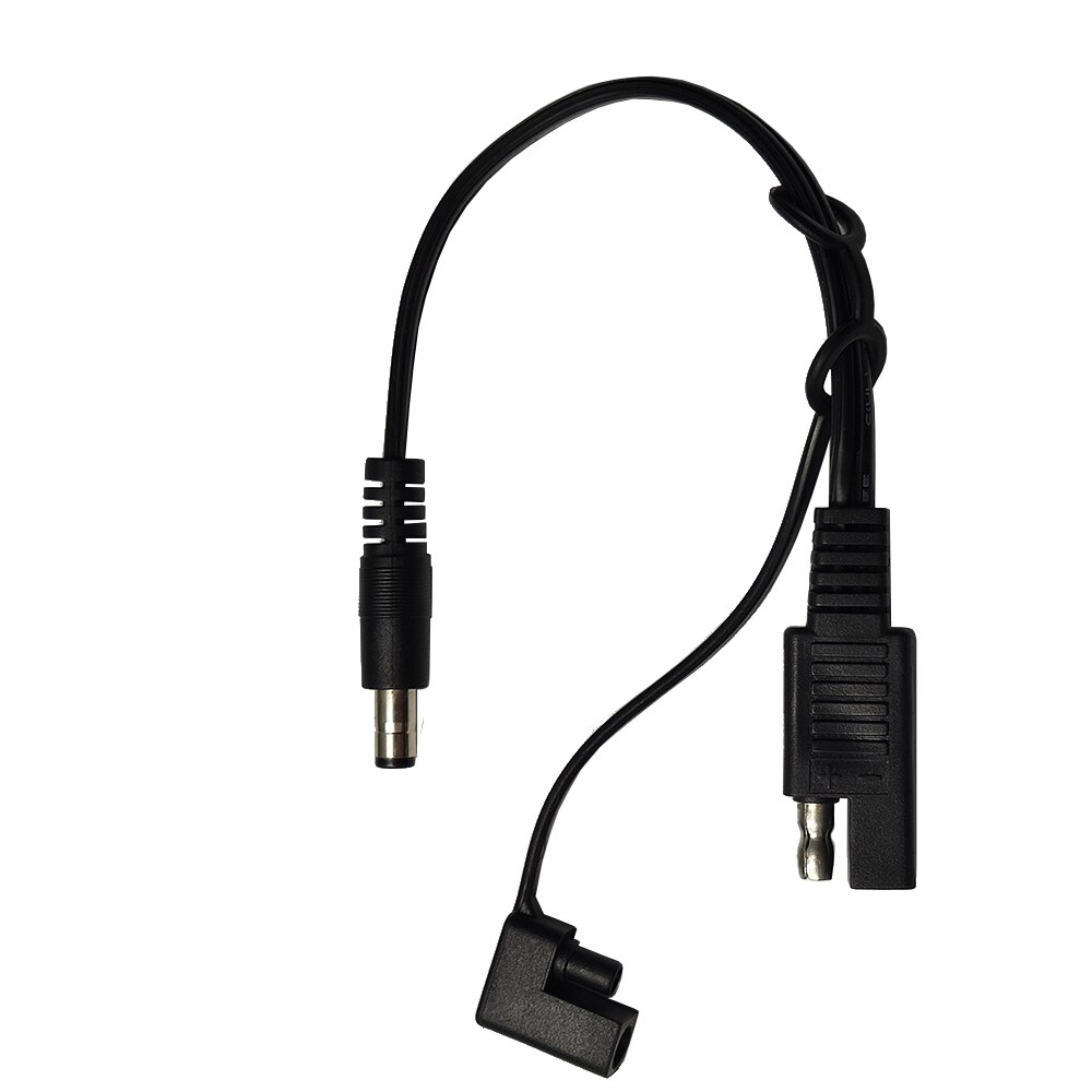 

Шнур JKM 12 В постоянного тока SAE 20 см 18AWG для зарядки мотоцикла, шнур 2,1 мм x 5,5 мм, 2 контакта, быстроразъемный разъем SAE, жгут проводов