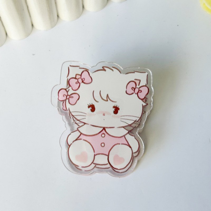 

Милый зажим для котенка Kawaii Cat Family, розовый зажим, зажимы для переплета, офисные аксессуары