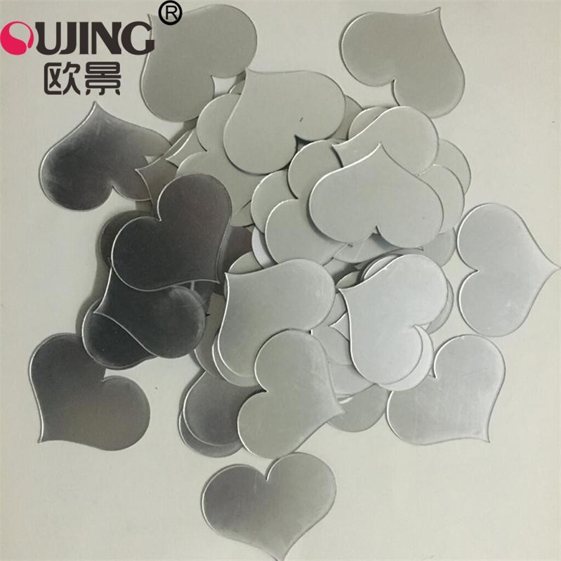 

3D сердечки из акрила OUJING для стен 100 шт.